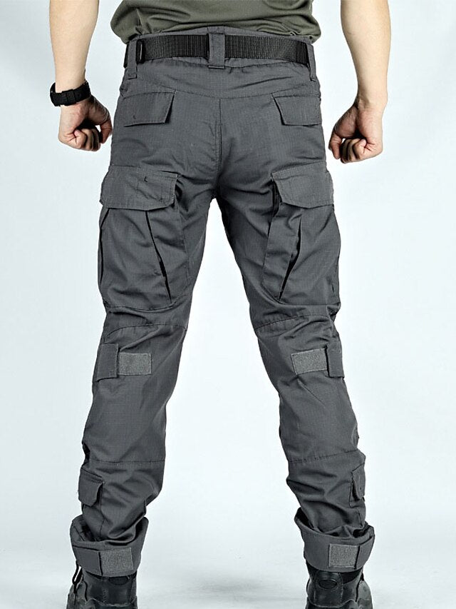 Men's Cargo Pants Pocket Plain Camouflage Comfort Breathable