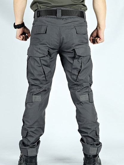 Men's Cargo Pants Pocket Plain Camouflage Comfort Breathable