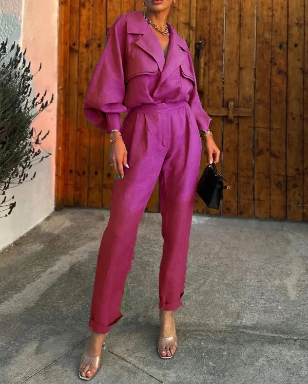 Stylish Ladies Long Sleeve Clothing Set