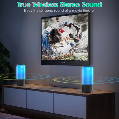 Wireless Portable Speaker with Color Changing Light