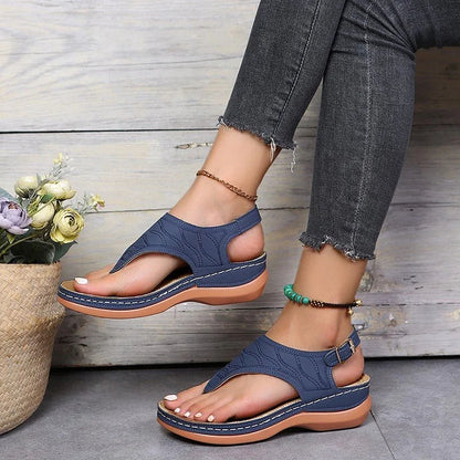 Women's Low-Wedge Women Orthopedic Sandals