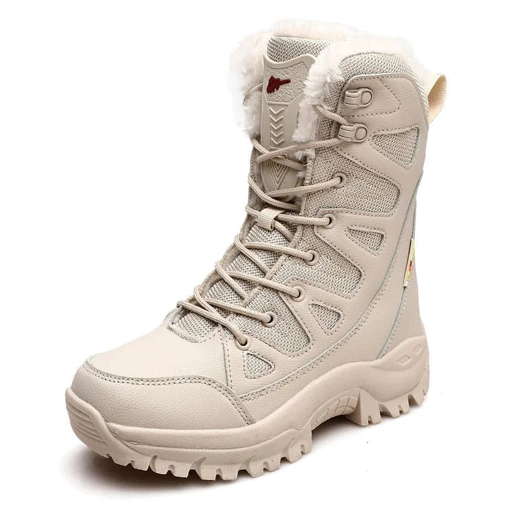 Rugged Waterproof Hiking Boots Outdoors