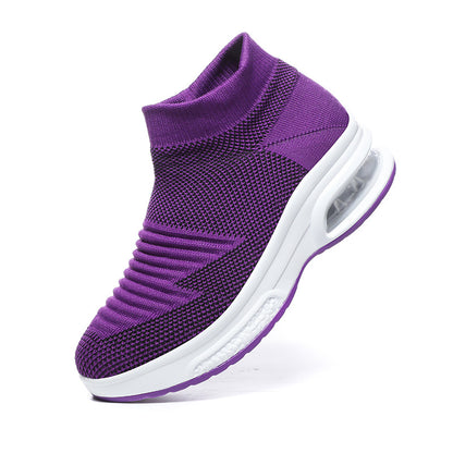 Woman's Orthopedic Knit Chunky Slip On Sneakers