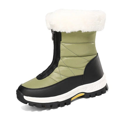 Warm Waterproof Insulated Snow Boots for Women