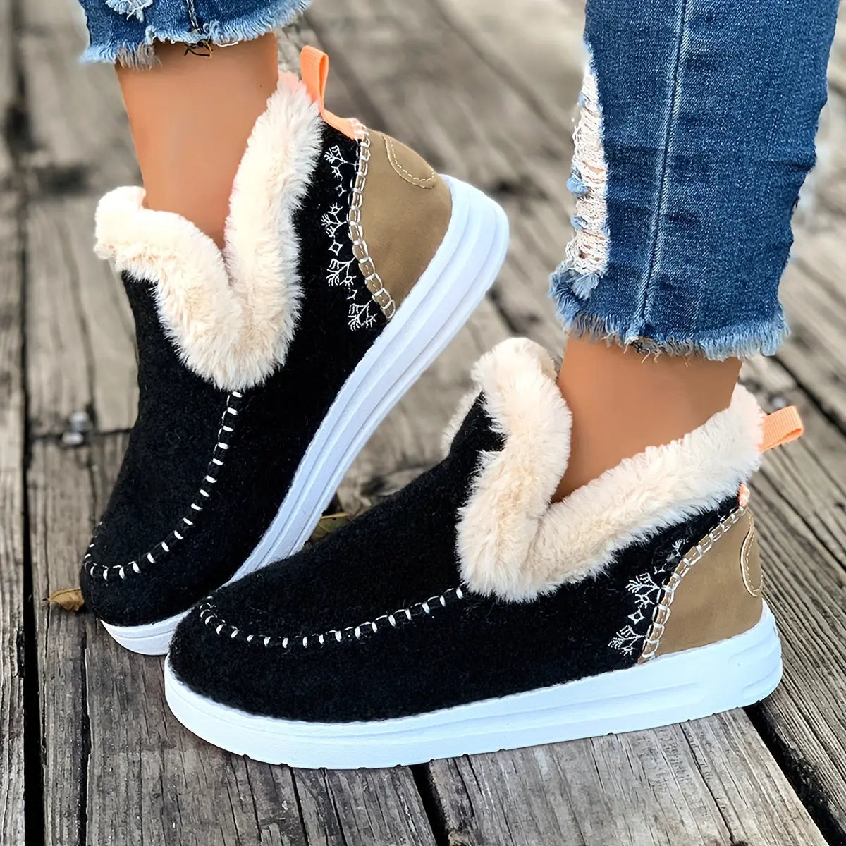 Cozy Warm Fleece Slippers – Comfortable Shoes