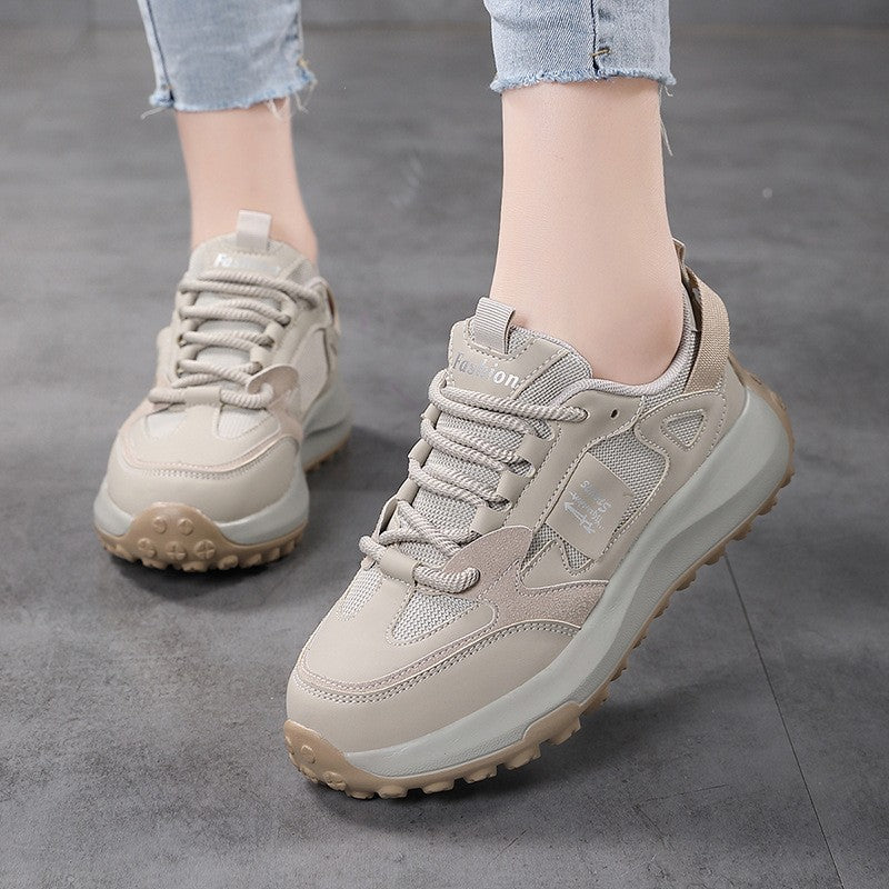 Ergonomic Lace-up Shoes for Women with Soft Sole