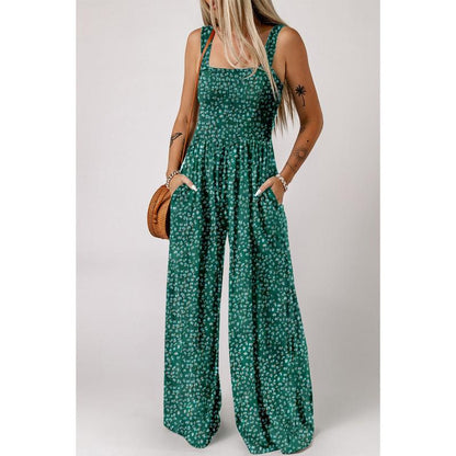 Bright Floral Women's Summer Jumpsuit