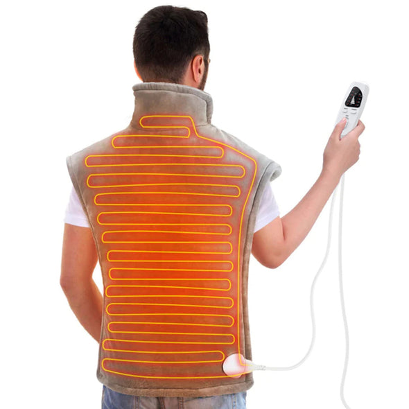 Shoulder and Back Heating Pad, Heated Poncho for Back