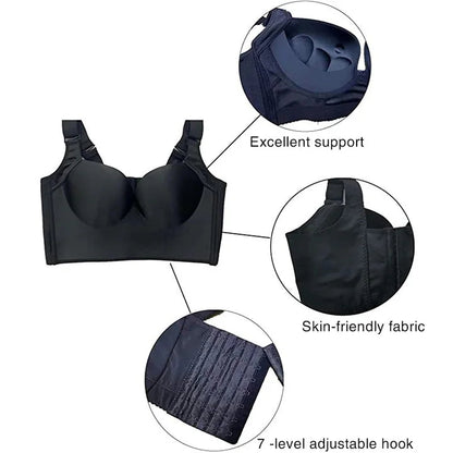 Full Coverage Bra Shapewear Incorporated Hide Back Fat Bra Plus-Size
