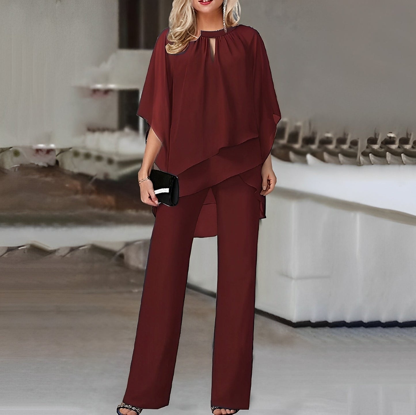 Chic 2 Piece Women's Clothing Set - OutfitLondon