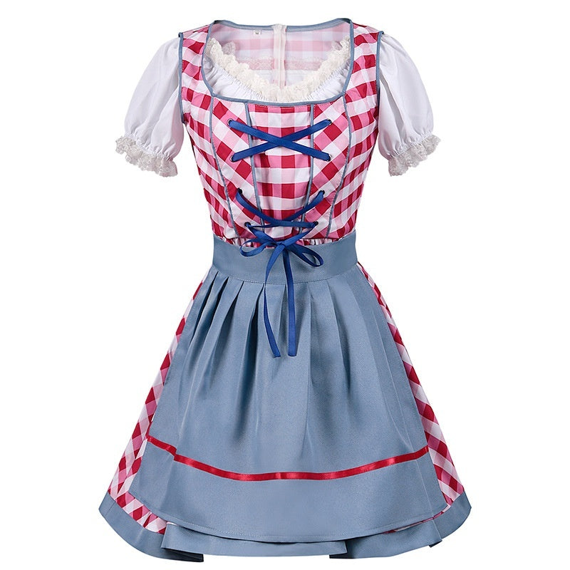 Women's Classic Cotton Blend Oktoberfest Dirndl Dress
