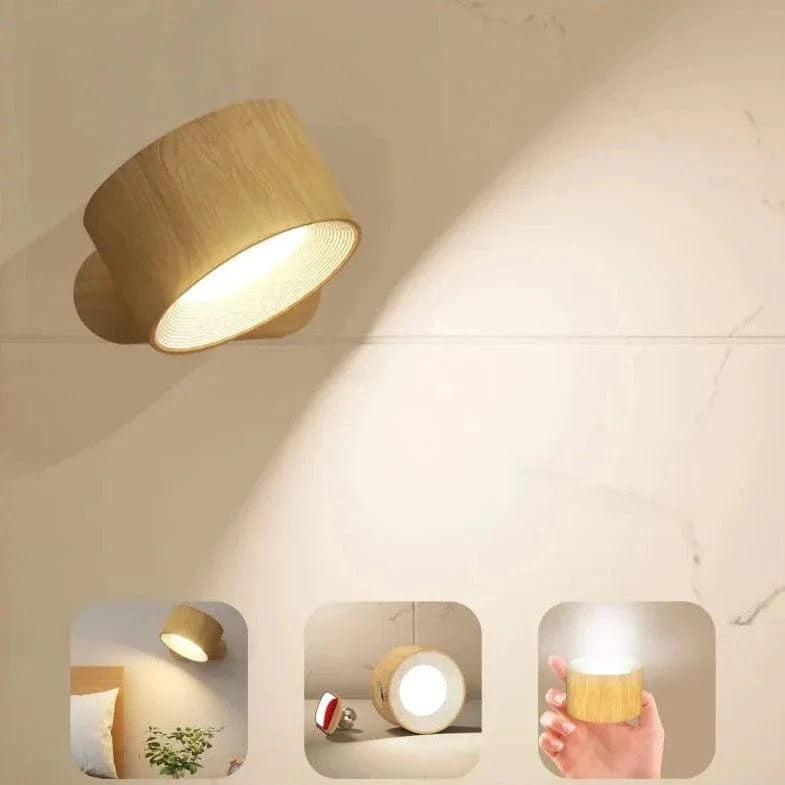 Cordless Wall Lamp - Battery Operated Light - Rechargeable Wall Light - Ambilume