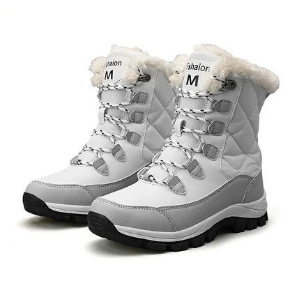 Warm Leather Ankle Boots for Women