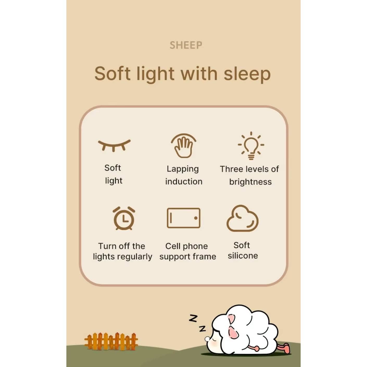 Silicone LED Night Light Animal Shape