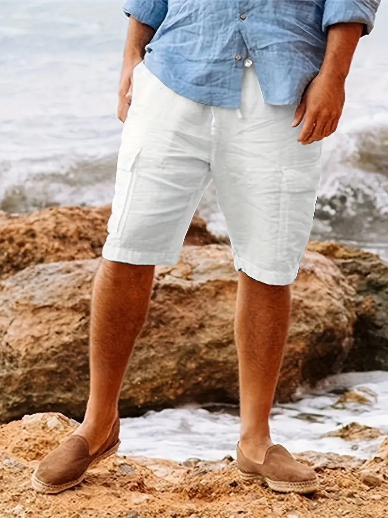 Men's Lightweight Summer Cargo Shorts - OutfitLondon