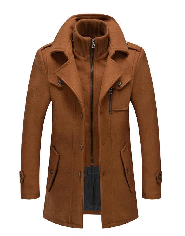 Men's Classic Double Closure Trench Coat