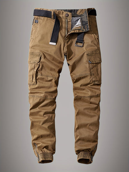 Comfortable Mens Jogger Pants - Multiple Pocket Design