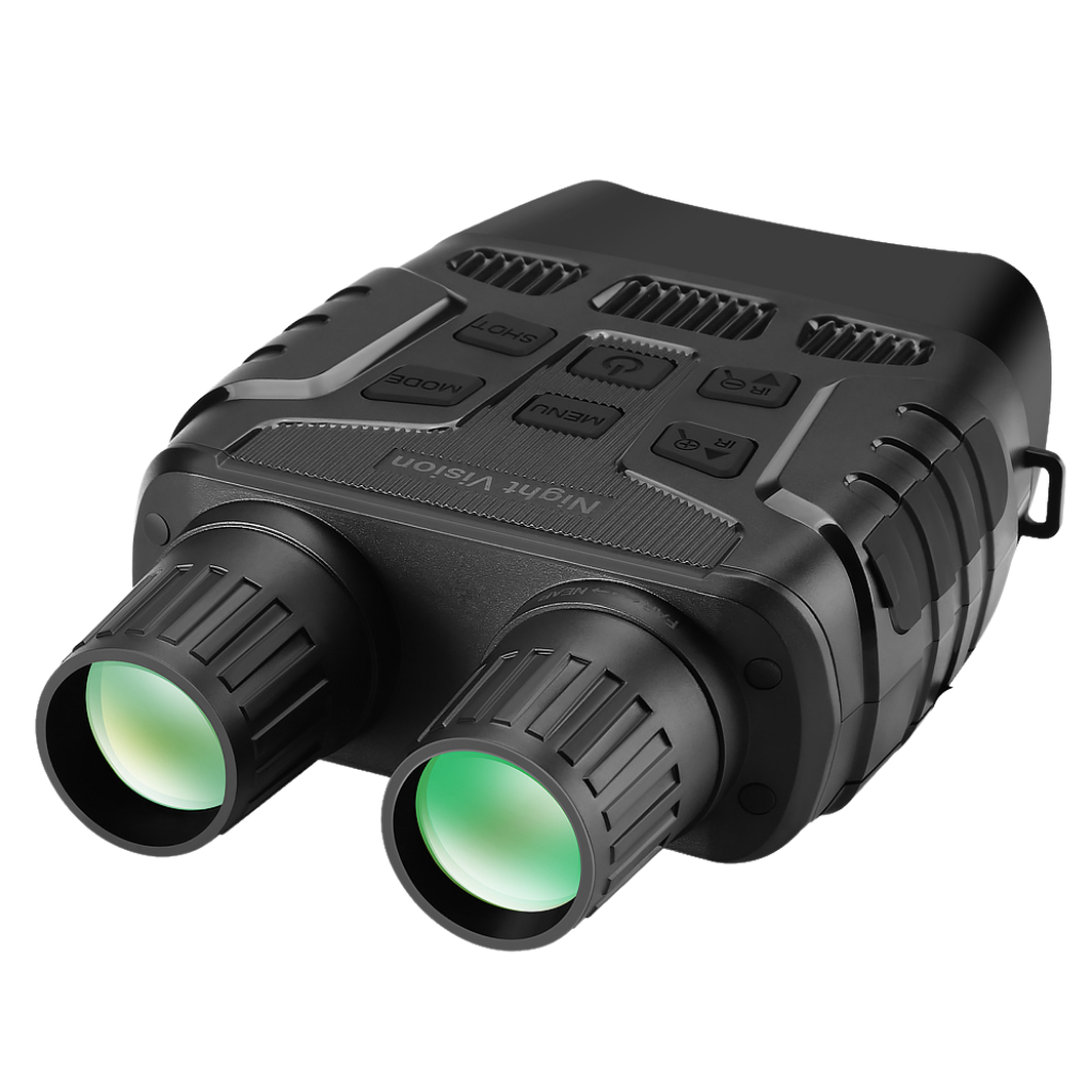 Digital Night Vision Infrared Binoculars w/ 4x HD Zoom Optics & Photos Videos with Audio