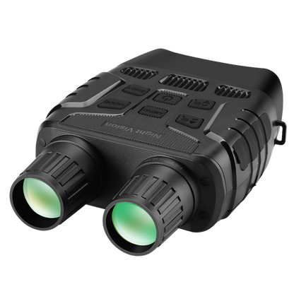 Digital Night Vision Infrared Binoculars w/ 4x HD Zoom Optics & Photos Videos with Audio