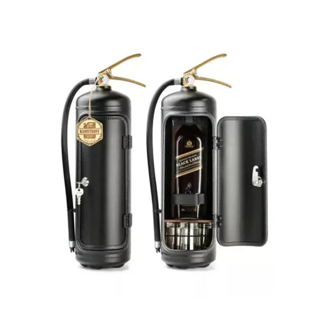Hidden Bar Liquor Bottle Fire Extinguisher Holder