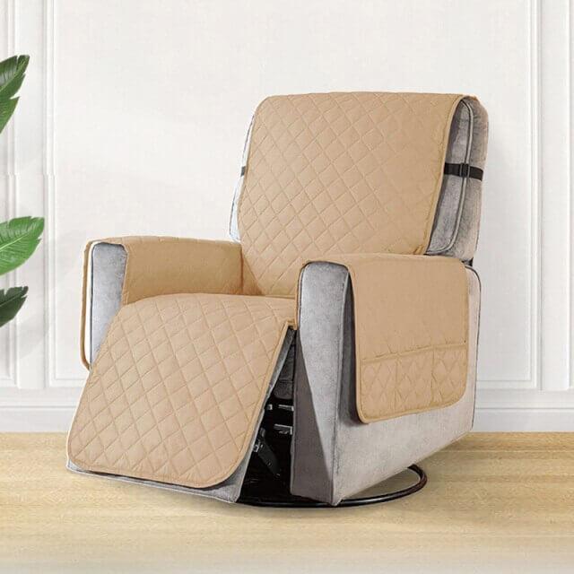 Recliner Chair CoversSofaSeat And Arm Covers WithPockets