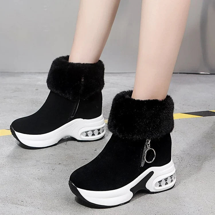 Warm Women's Faux Fur Winter Boots