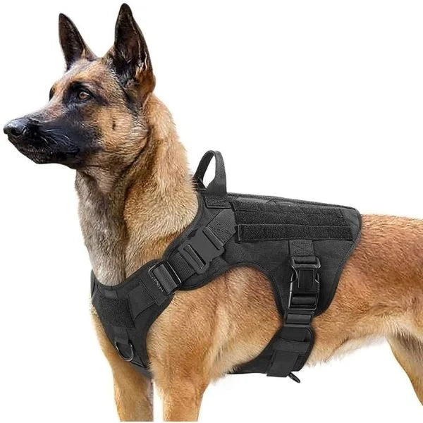 Military No-Pull Tactical Dog Harness Vest