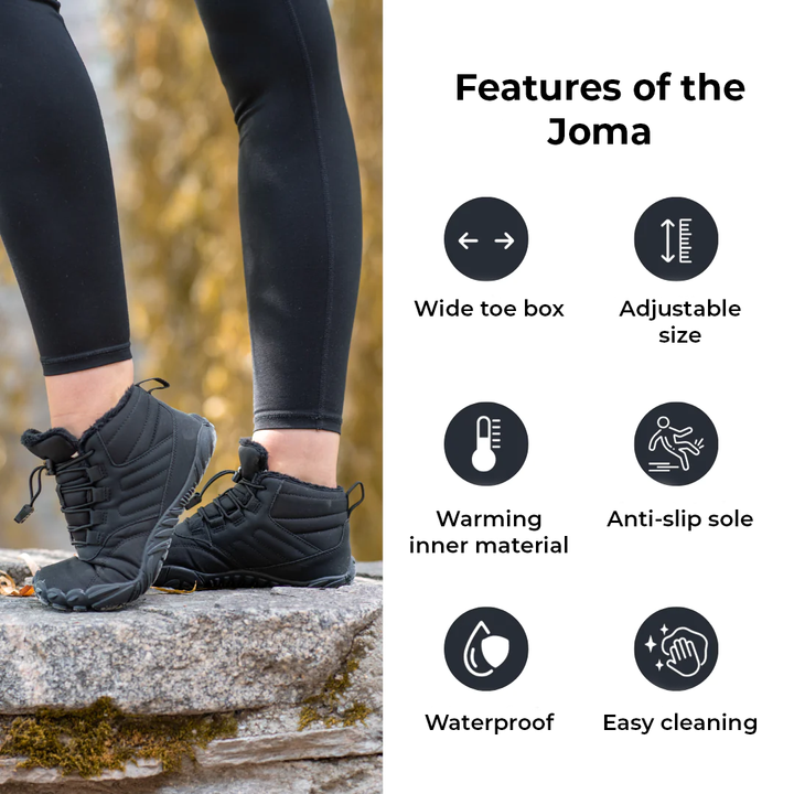 Hikng Walk Shoes Orthopedic Thermal Barefoot Shoes for Autumn & Winter
