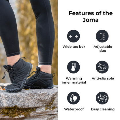 Hikng Walk Shoes Orthopedic Thermal Barefoot Shoes for Autumn & Winter