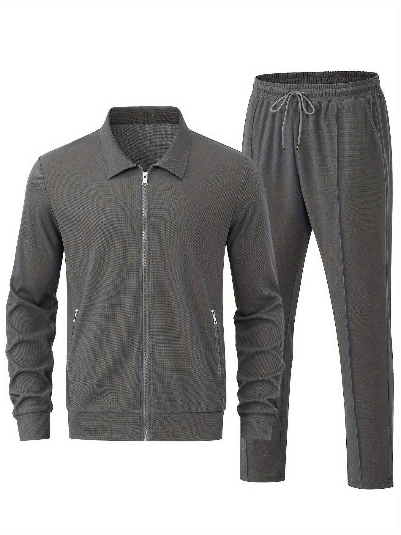 Athletic Mens Tracksuit Jacket and Pant Set