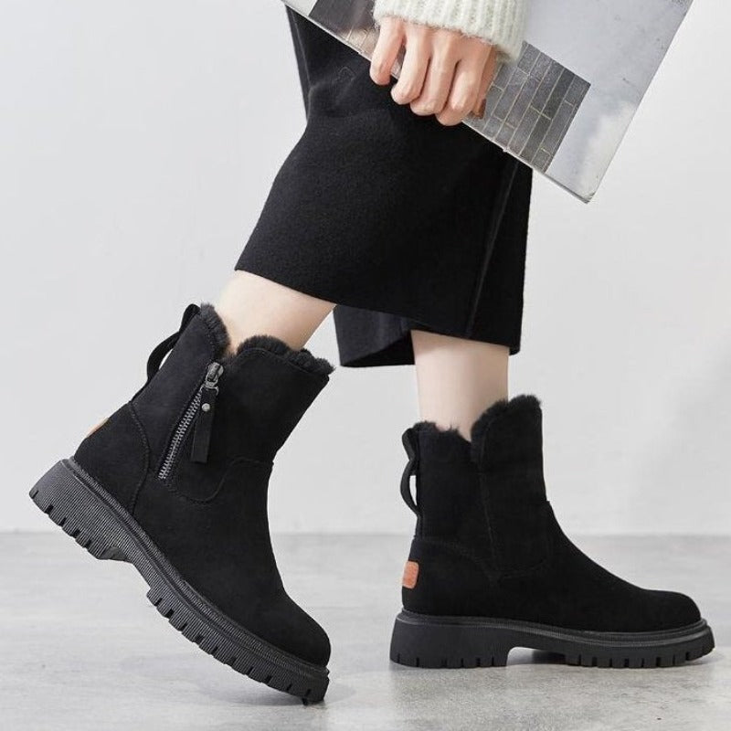 Orthopedic Snow Boots Women Warm Ankle Shoes