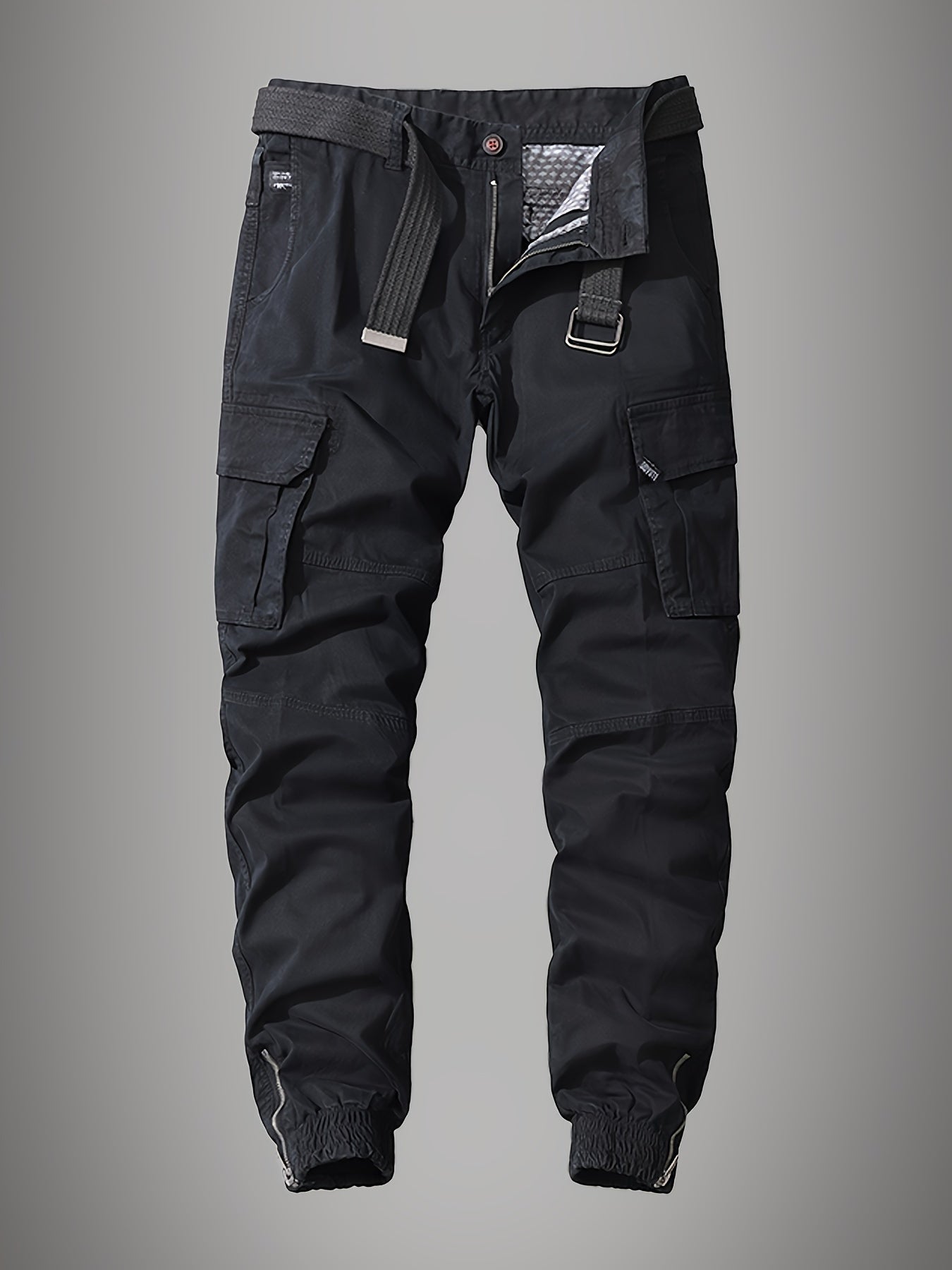 Comfortable Mens Jogger Pants - Multiple Pocket Design