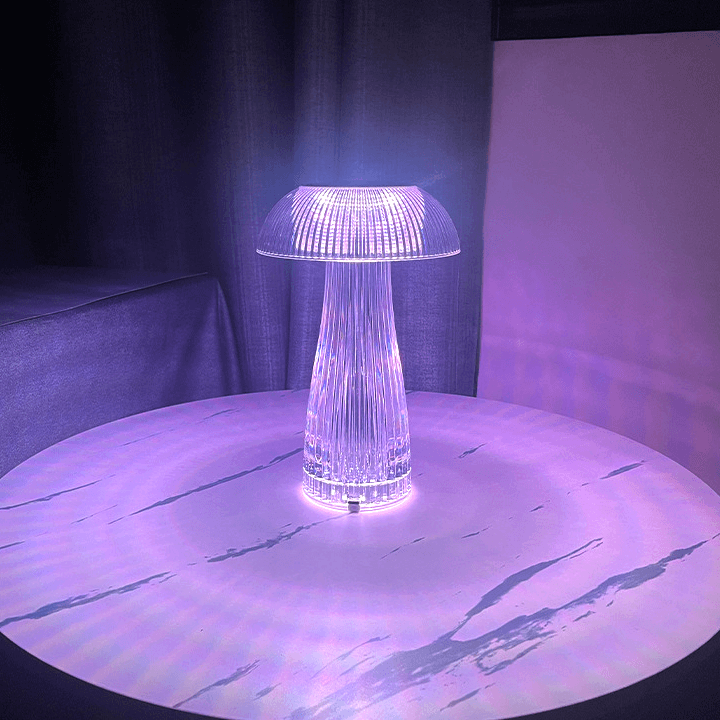 Rechargeable Crystal Jellyfish Table Lamp