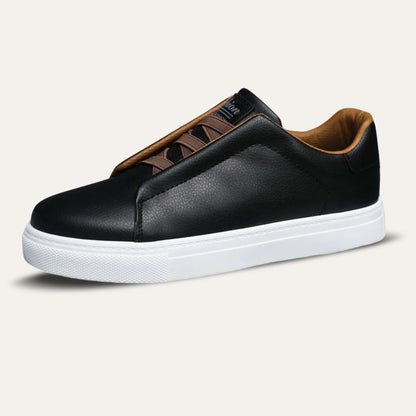 Comfortable Men's Leather Orthopedic Sneakers - OutfitLondon
