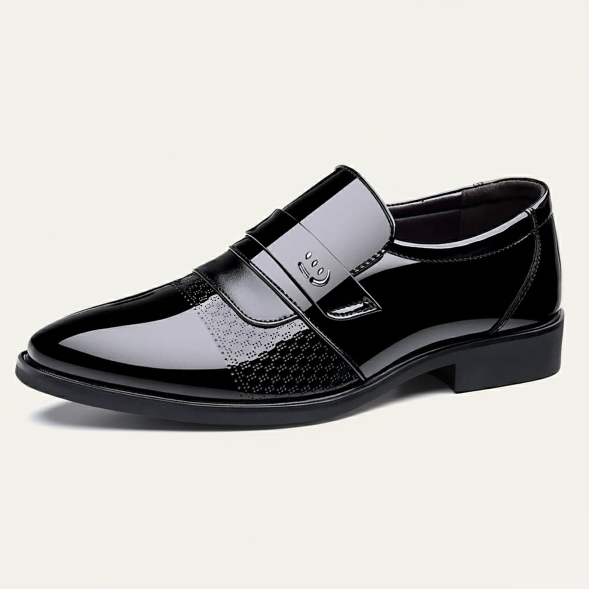 Premium Men's Leather Slip On Dress Loafers