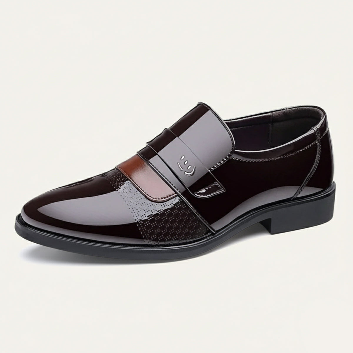 Premium Men's Leather Slip On Dress Loafers - OutfitLondon