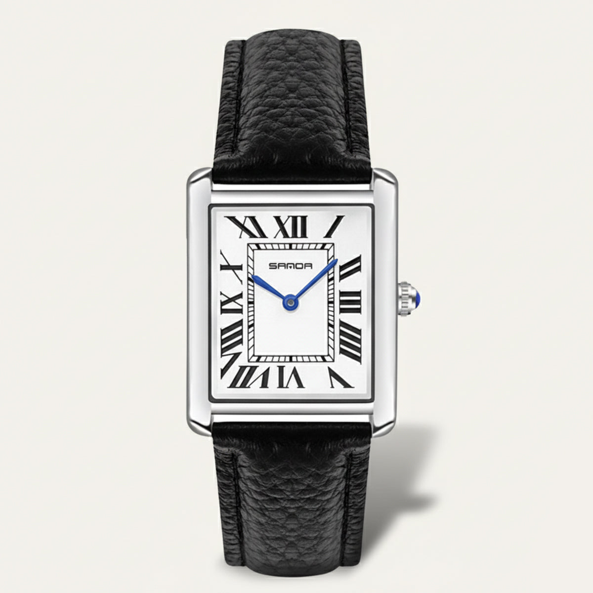 Elegant Men's Quartz Watch - Genuine Leather Band - OutfitLondon