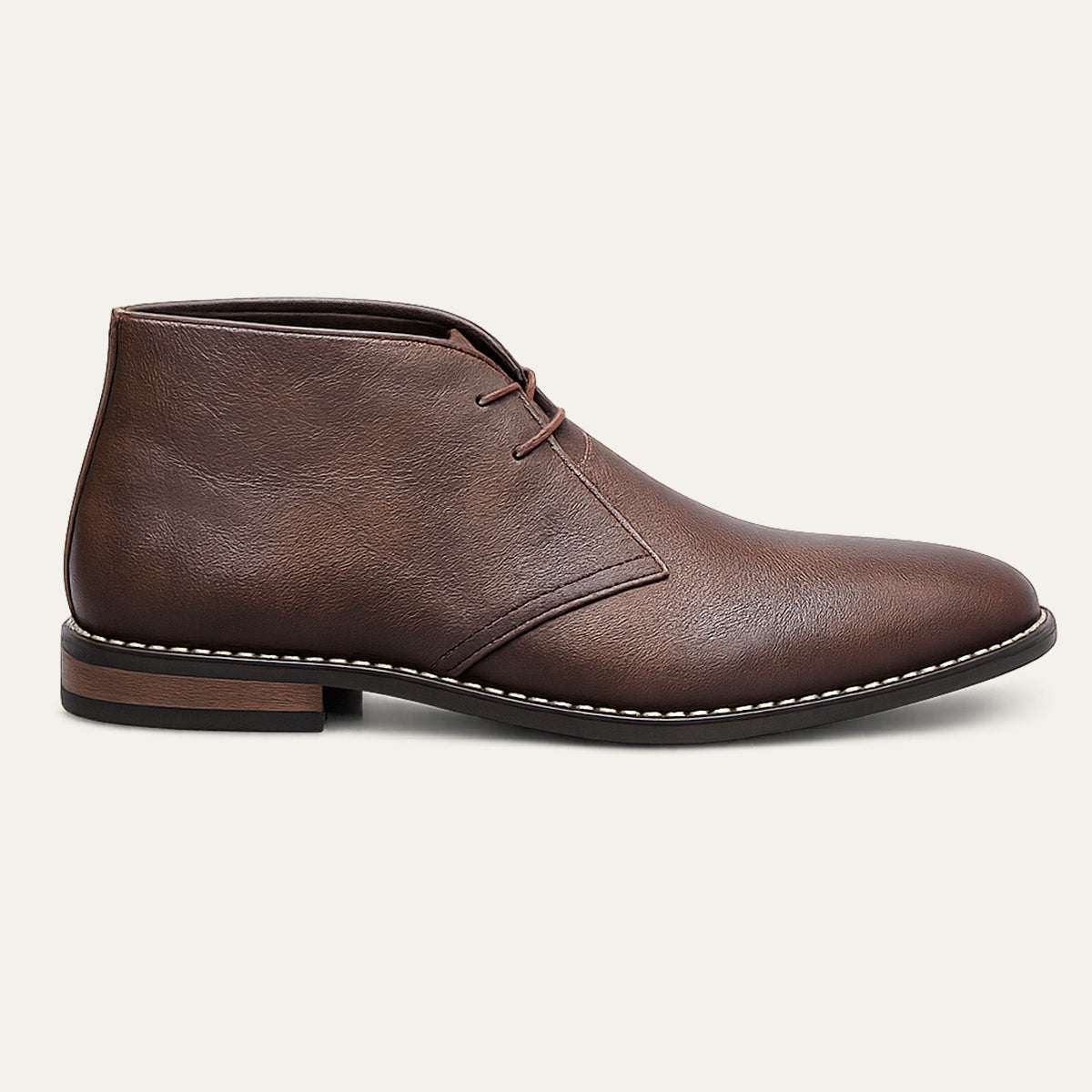 Trendy Men's Leather Ankle Boots Lace Up Style - OutfitLondon