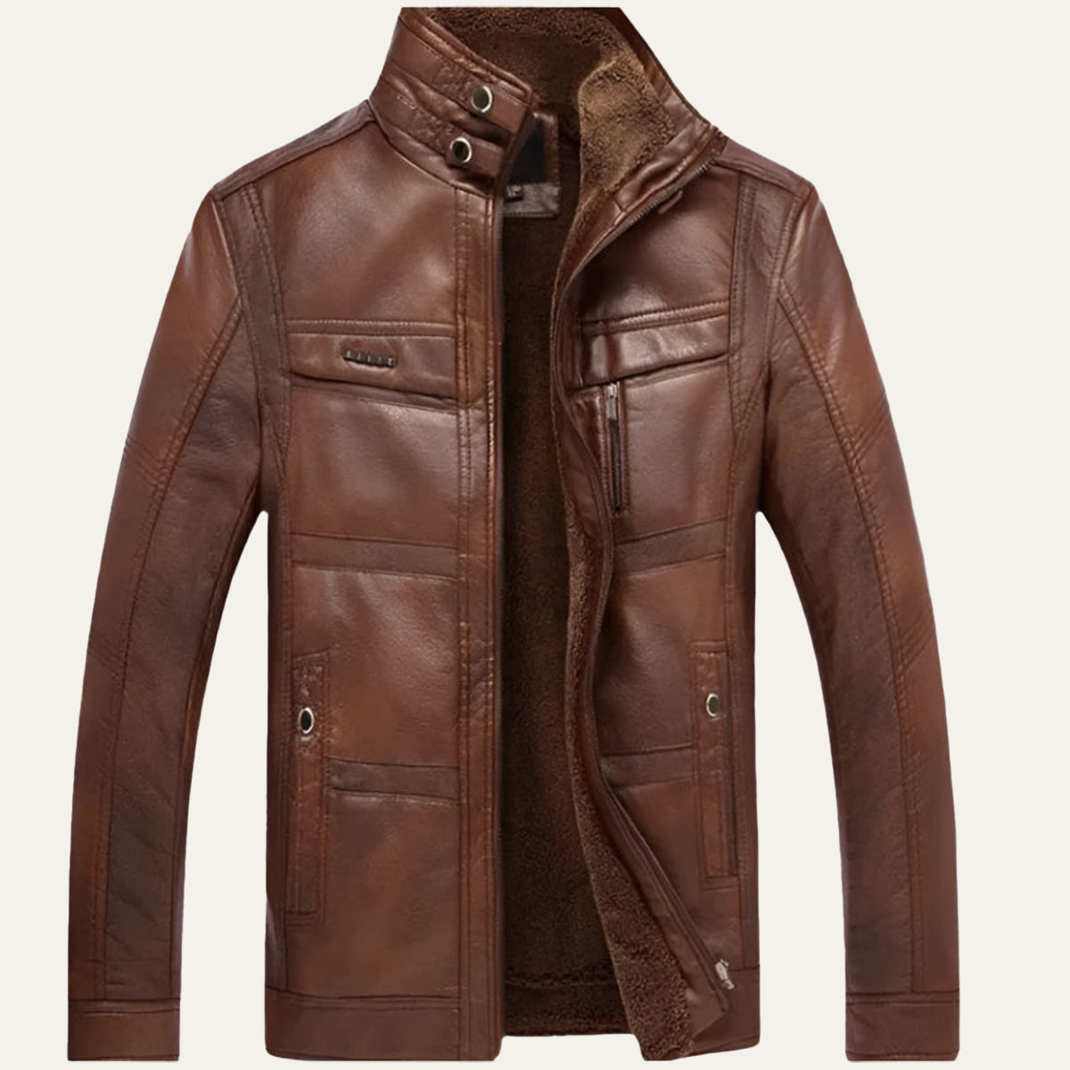 Classic Genuine Leather Mens Jacket