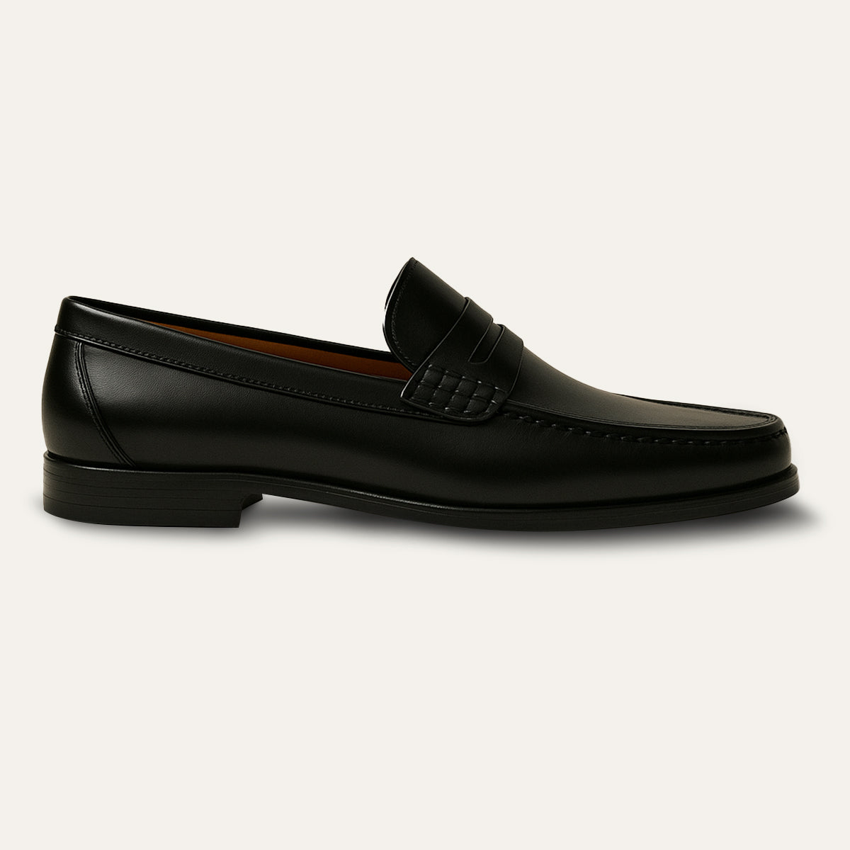 Classic Leather Slip On Men's Loafers
