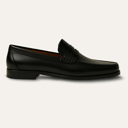 Classic Leather Slip On Men's Loafers