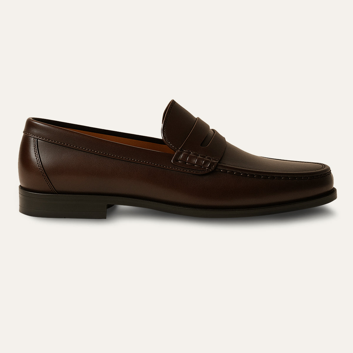 Classic Leather Slip On Men's Loafers