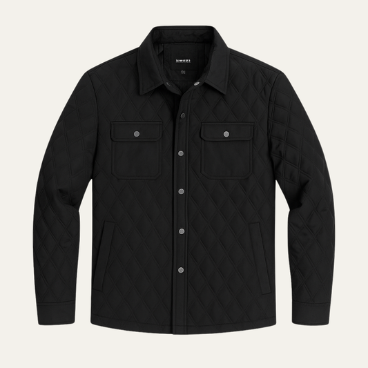 Slim Fit Men's Quilted Padded Lightweight Jacket - OutfitLondon