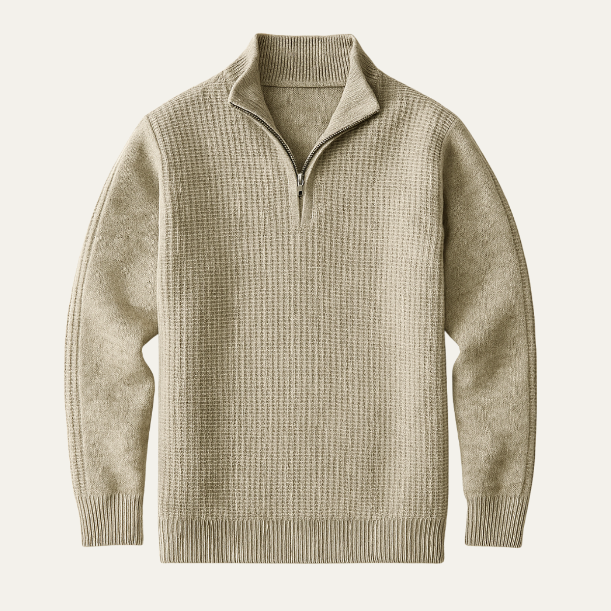 Cozy Men's Thick Wool Sweater - OutfitLondon