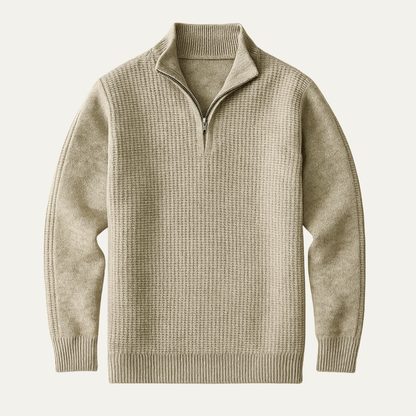 Cozy Men's Thick Wool Sweater - OutfitLondon
