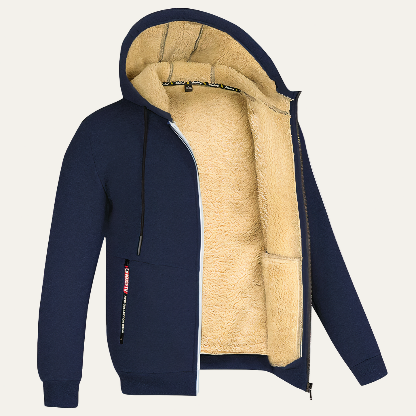 Men's Quilted Short Padded Hooded Coat