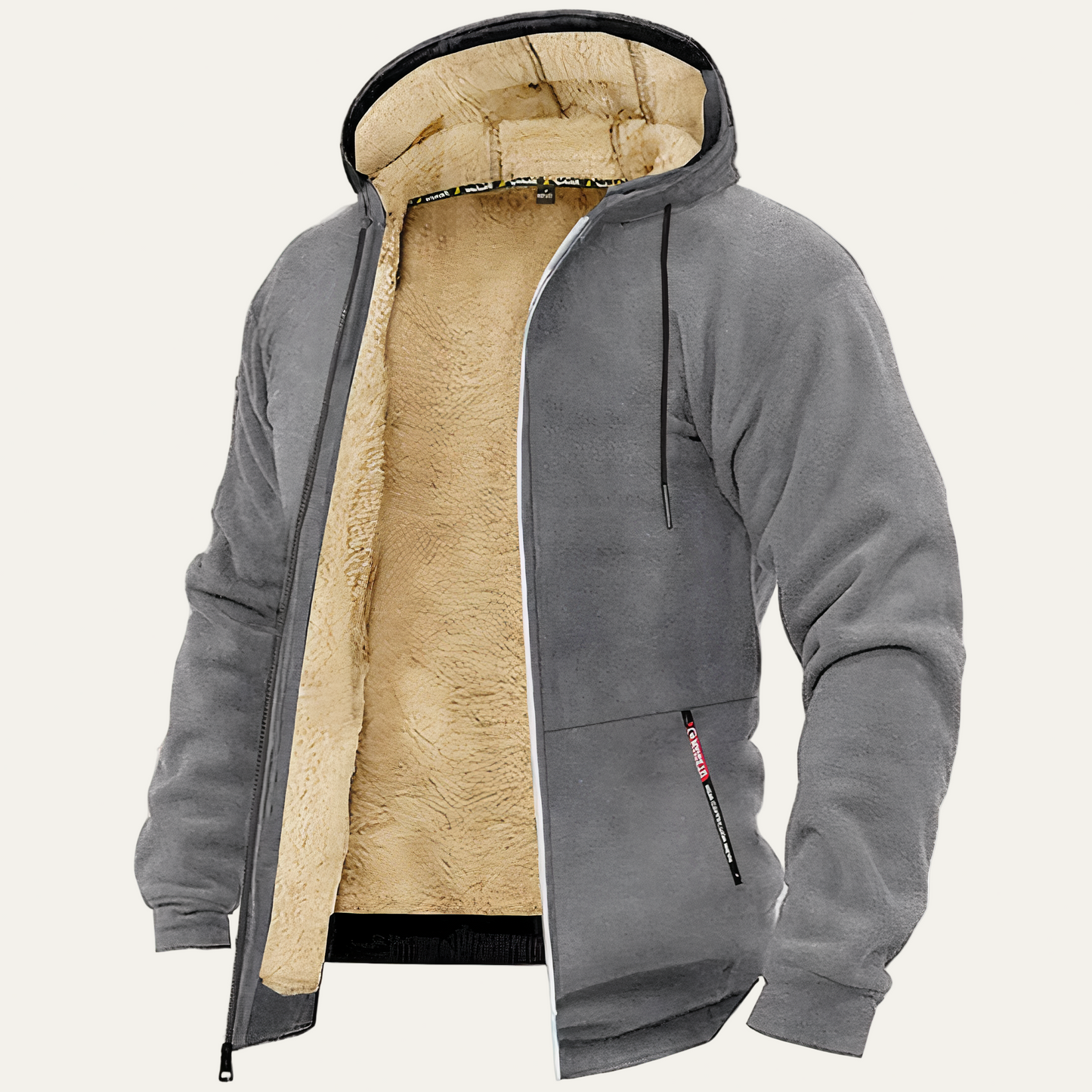 Men's Quilted Short Padded Hooded Coat