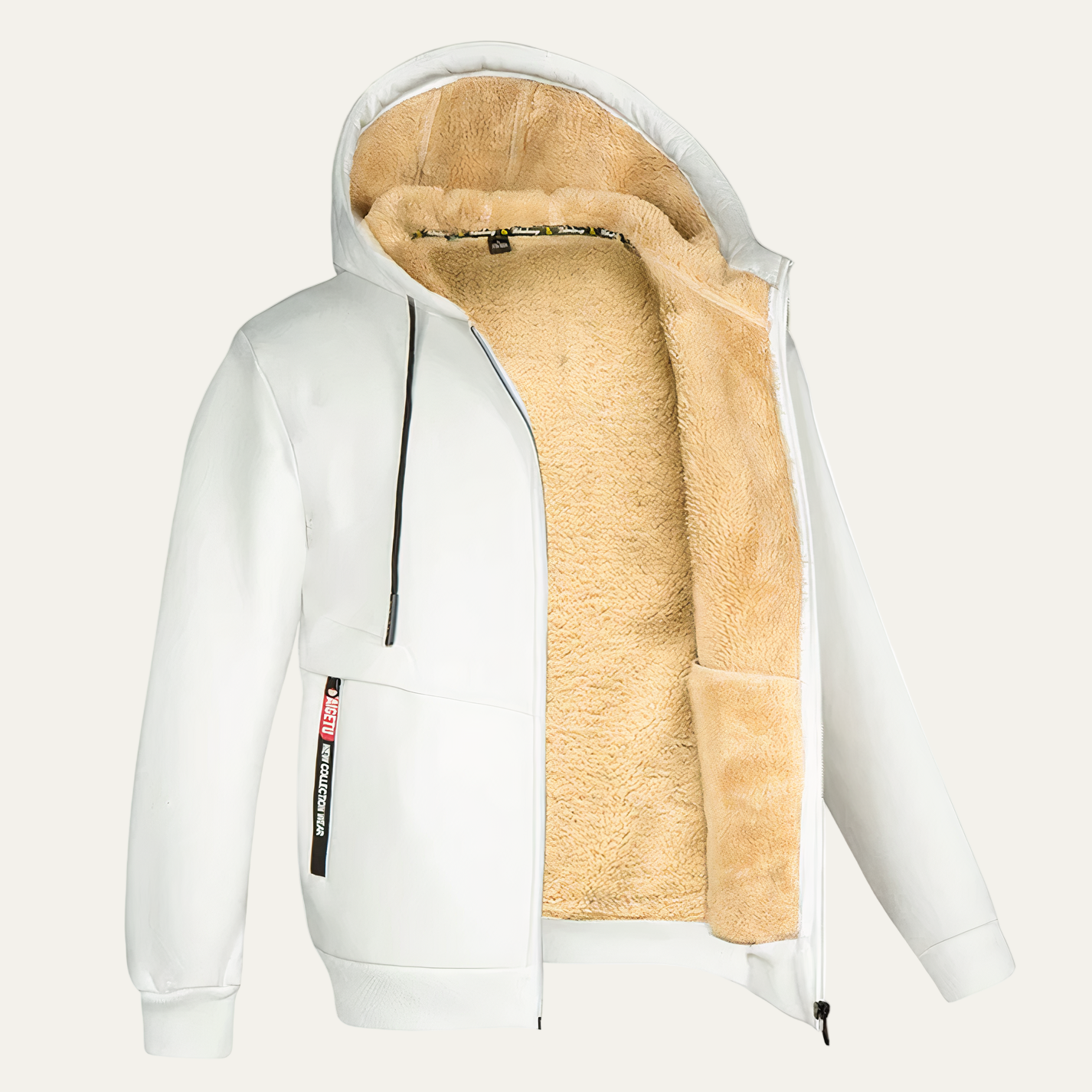 Men's Quilted Short Padded Hooded Coat