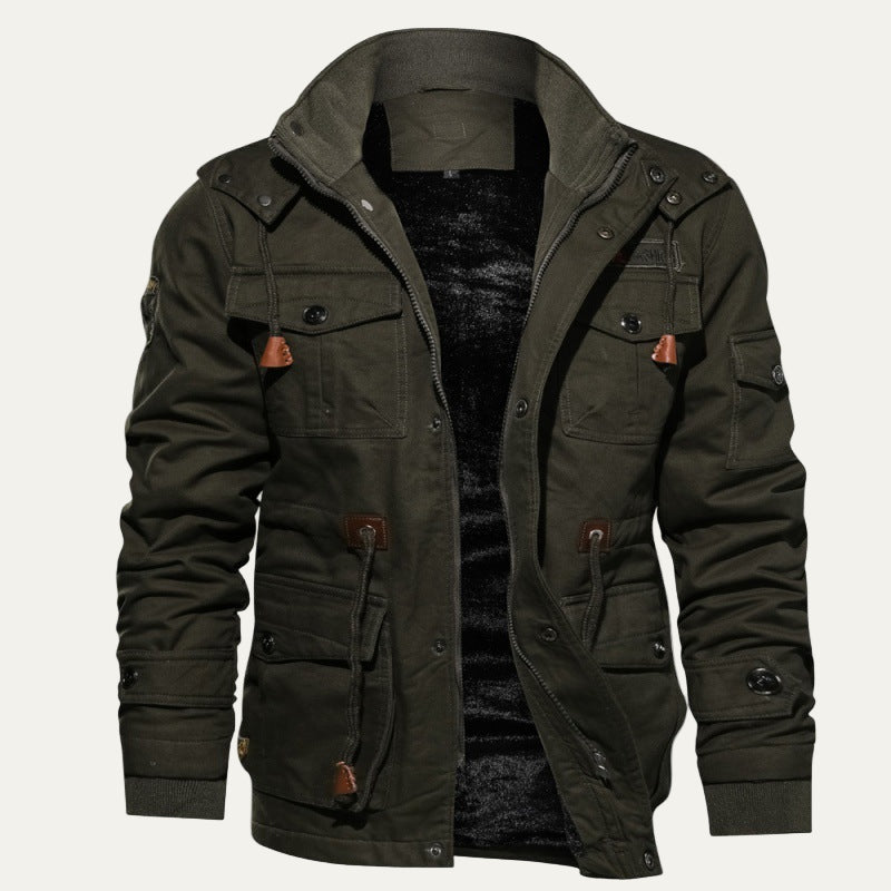 Warm Waterproof Insulated Mens Parka Jacket