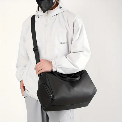 Waterproof Gym Bag with Shoe Pocket and Pockets